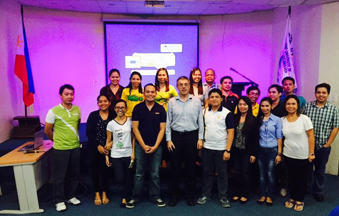 Electronics engineering faculty with Australian visiting professor visit Cagayan de Oro universities