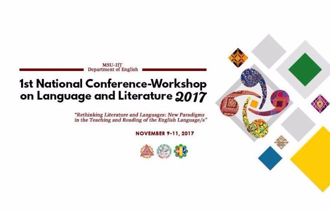 MSU-IIT to host National Conference-Workshop on Language and Literature