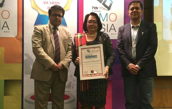 Godinez-Ortega receives 7th CMO Asia award for Education Leadership